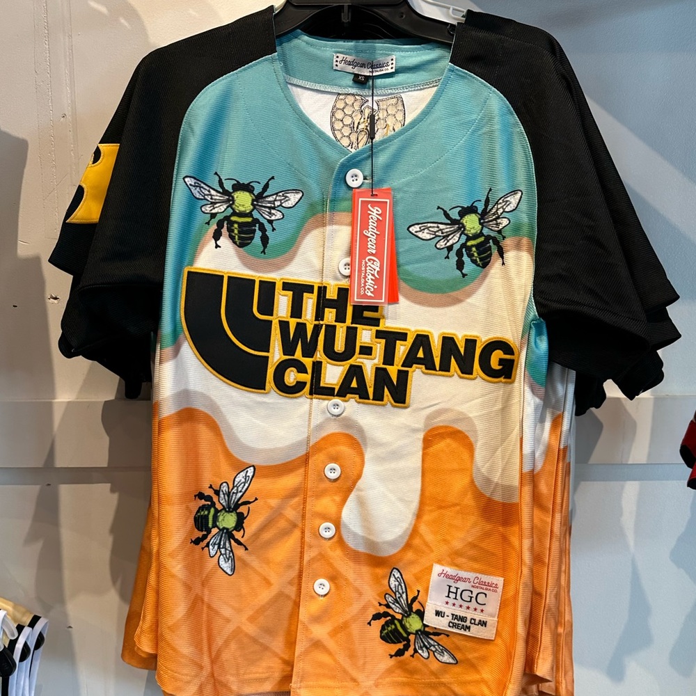 Wu-Tang! Baseball shirt button up
